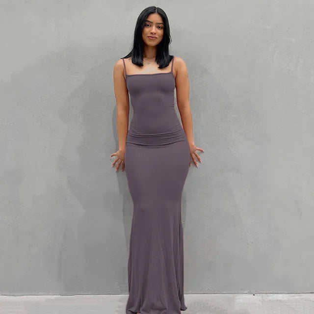 Maxivestido ceñido al cuerpo