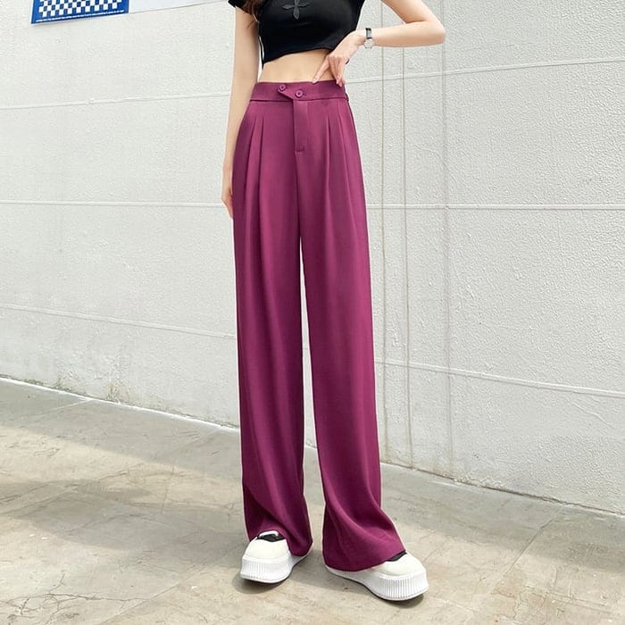 Lively® UPSELL Fushia / XS Pantaloni cu picior larg   | Lively